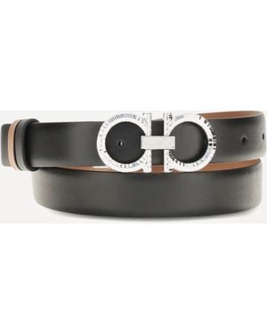 Ferragamo Reversible And Adjustable Gancini Belt - Multicolour