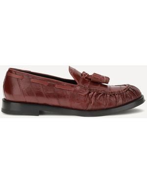 Fratelli Rossetti Tasselled Loafers - Red