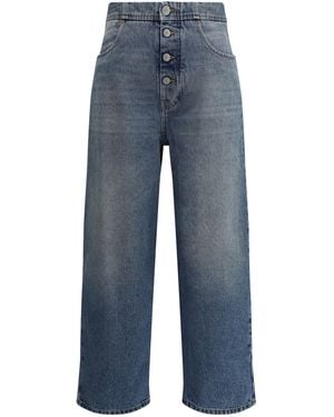 MM6 by Maison Martin Margiela Jeans A Vita Alta - Blu