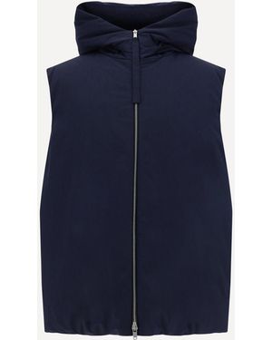 Jil Sander Down Vest - Blue