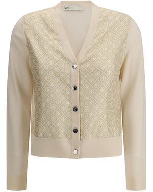 Tory Burch Cardigan - Bianco