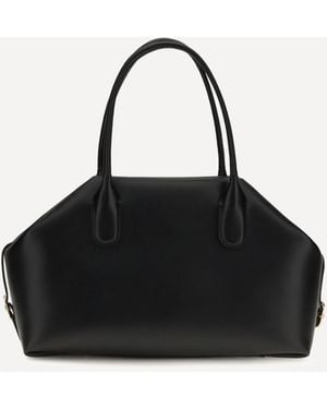 THEMOIRÈ Medium Talia Trank Shopping Bag - Black