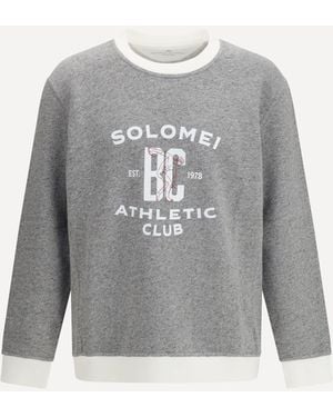 Brunello Cucinelli Long Sleeve Sweatshirt - Grey