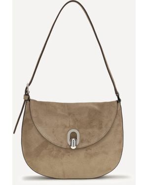 SAVETTE Borsa A Spalla Tondo Hobo - Bianco