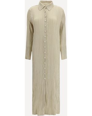 GONGDID DESIGN Long Wave Dress - Natural