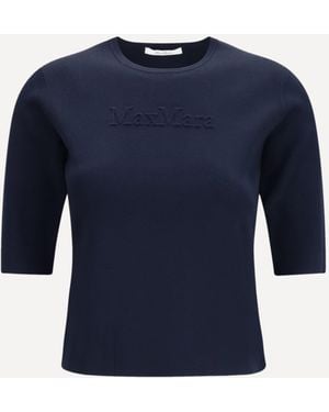 Max Mara Pure Mxpaustero T-Shirt - Blue