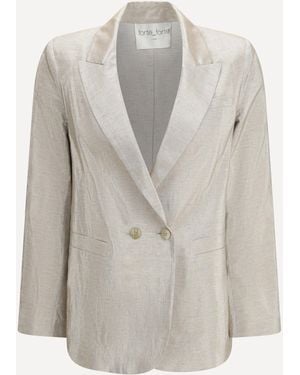 forte_forte Forte_Forte Double-Breasted Jacket - Grey