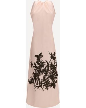 Crida Milano Petunia Long Dress - Pink