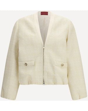Gucci Tweed Jacket - Natural