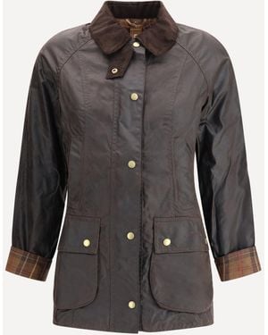 Barbour Breadnell Waxed Jacket - Gray