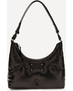 Margiela Small Glam Slam Hobo Shoulder Bag - Black