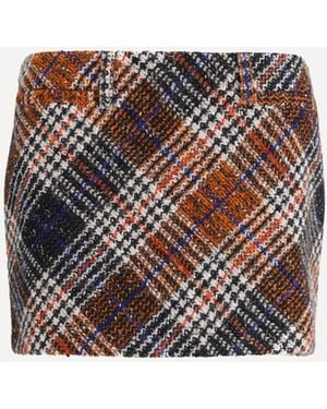 Missoni Jacquard Fabric Mini Skirt - White