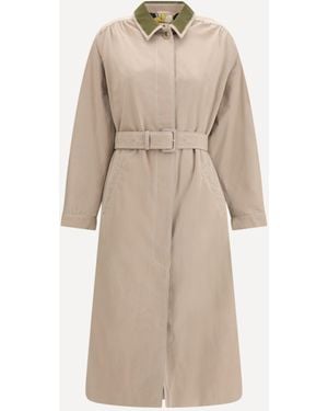 Marni Gabardine Trench - Natural