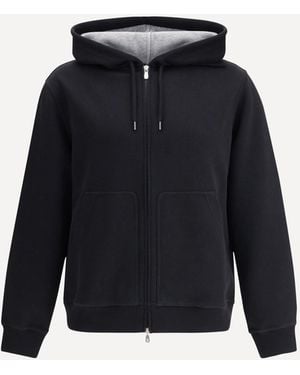 Brunello Cucinelli Monochrome Hoodie - Blue