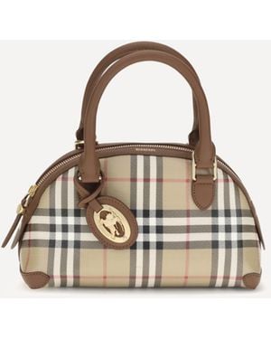 Burberry Mini Primrose Top Handle Bag - Natural