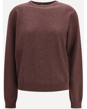 Loro Piana Maglione Girocollo Classic - Marrone