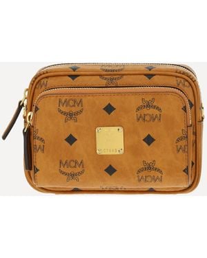 MCM Monogram Shoulder Bag - Natural