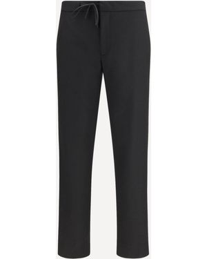 Margiela Drawstring Tailored Trousers - Black
