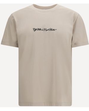 Off-White c/o Virgil Abloh Script Arrow T-Shirt - Multicolour