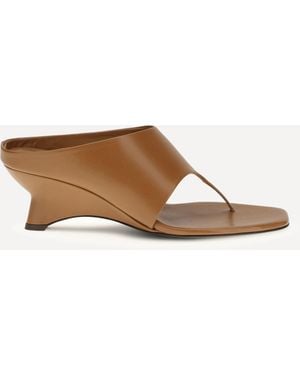 KHAITE Marlow Mules Sandals - White