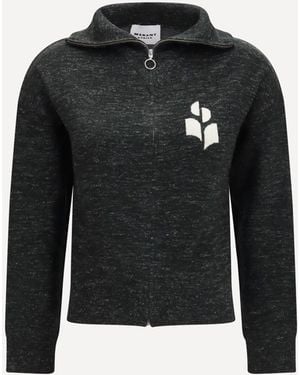 Isabel Marant Felpa Coxy Con Collo Alto - Nero