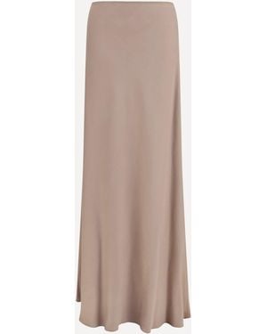 Fabiana Filippi Lyocell Long Skirt - Natural