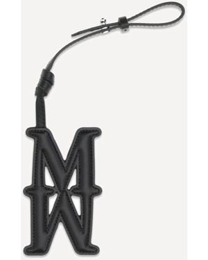 Max Mara Leather Keyring - White