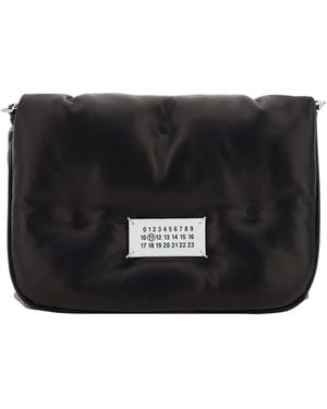 Margiela Glam Slam Flap Shoulder Bag - Black