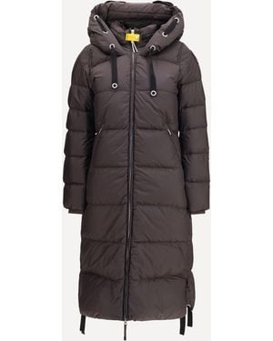 Parajumpers Panda Long Down Jacket - Purple