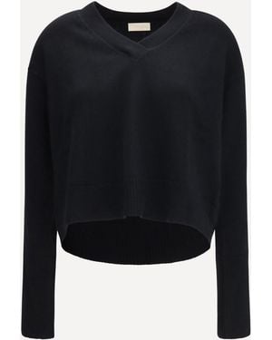 Verybusy Cashmere V-Neck Jumper - Blue