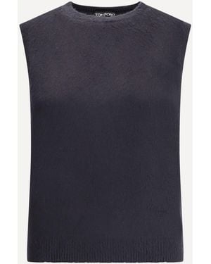 Tom Ford Maglia Girocollo - Blu
