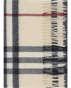 Burberry Cashmere Scarf - White