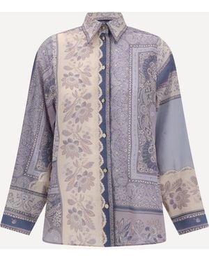 Zimmermann Camicia Lucky Relaxed - Viola