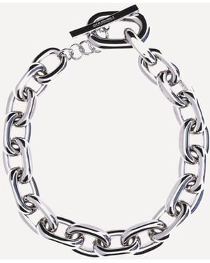 Rabanne Xl Link Chain Necklace - White
