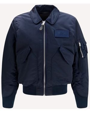 Alpha Industries Cwu-45/P Base Uv Bomber Jacket - Blue