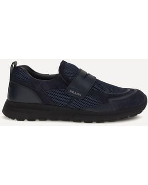 Prada Sport Mesh Loafers - Blue