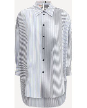 Marni Camicia A Righe - Grigio