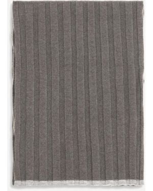 Brunello Cucinelli Cashmere Scarf - Grey