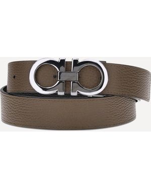 Ferragamo Reversible Leather Belt - Brown