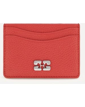 Ganni Bou Cardholder - Red