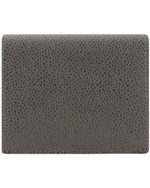 Thom Browne Card Holder - Gray