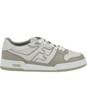 Fendi Match Trainers - White