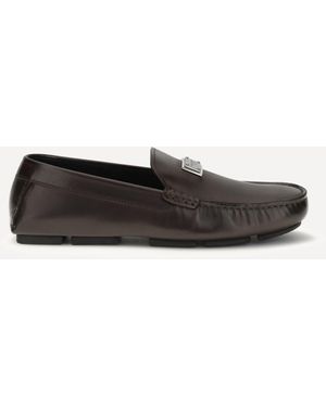 Dolce & Gabbana Dg Driver Loafers - White