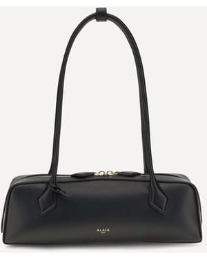 Alaïa Small Le Teckel Shoulder Bag - White