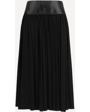 Alaïa Skirt With Leather Belt - Black