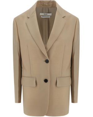 Prada Giacca Blazer - Neutro