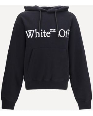 Off-White c/o Virgil Abloh Bookish Scarf Hoodie - Blue