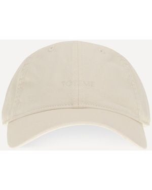 TOTEME Cotton Baseball Cap - Natural