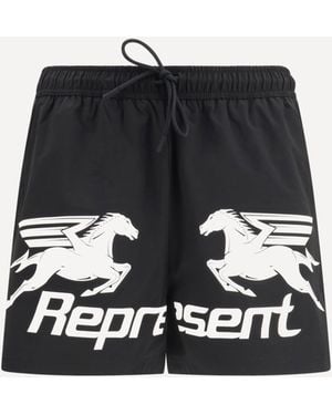 Represent Nothing Faster Swim Short - Black