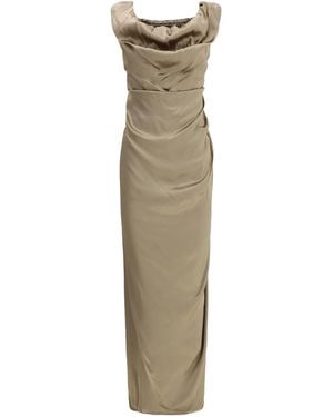 Vivienne Westwood Abito Lungo A Matita Ginnie - Verde